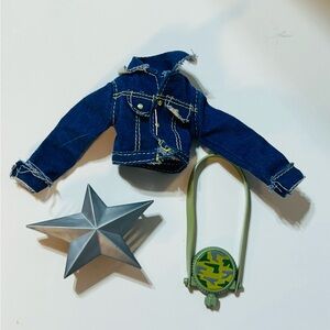 Bratz Doll VTG Collectable Blue Denim Jacket Lot